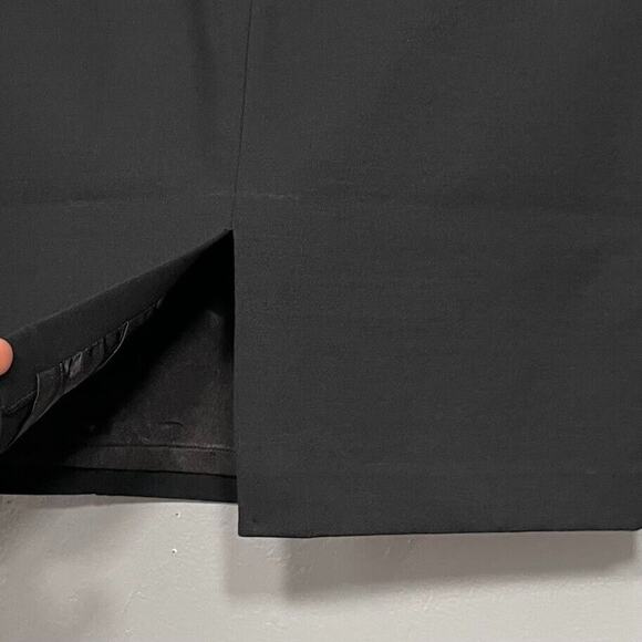 INC International Concepts Pencil Skirt Size 8 Black Ponte Knit Bodycon Bandage - Picture 4 of 7